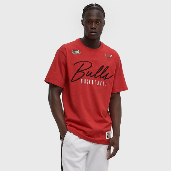 Mitchell & Ness Ανδρική κοντομάνικη μπλούζα Chicago Bulls Training Day Premium T-Shirt